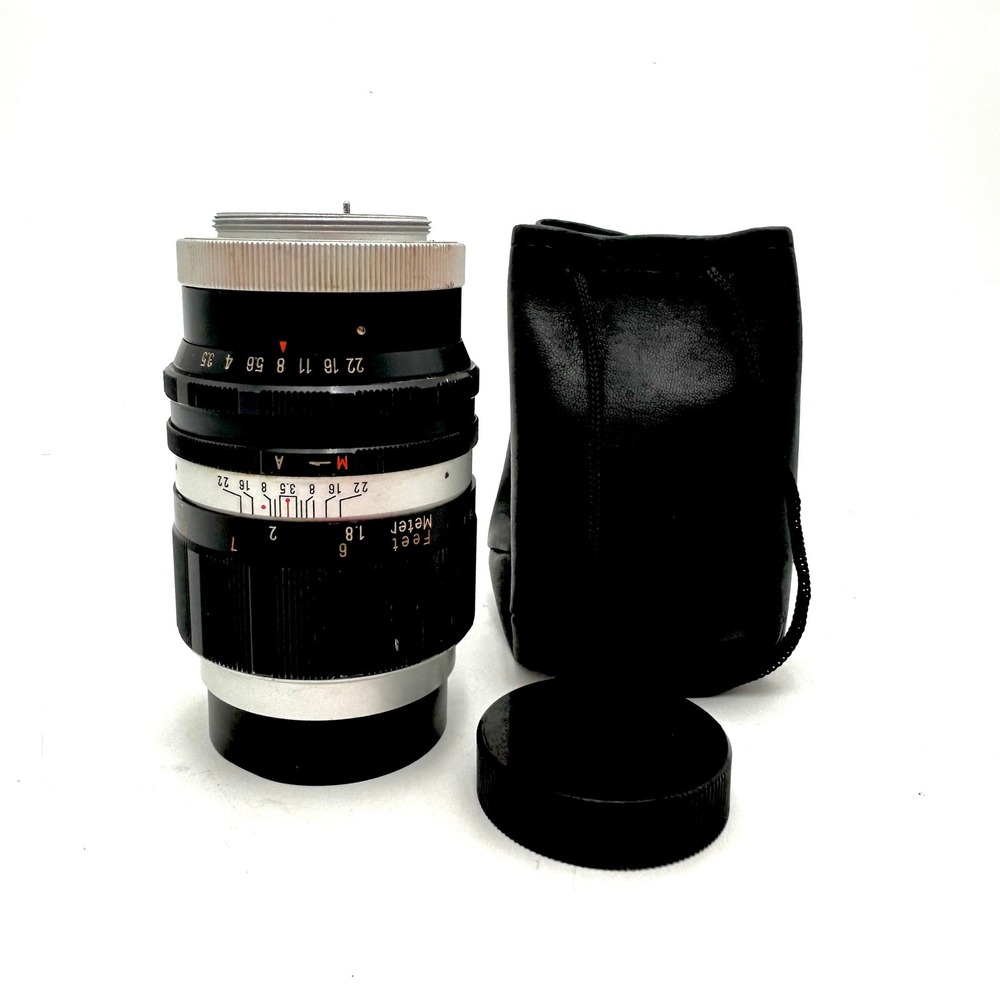 Vintage Tokina Tele-Auto 135mm f/3.5 Vintage Manual Focus Lens with Case
